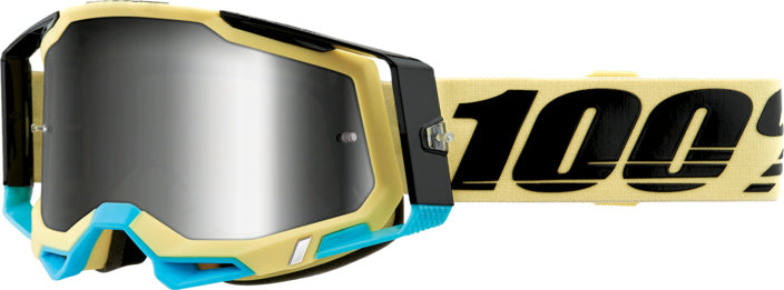 100% Racecraft 2 Airblast Goggle - Silver Mirror