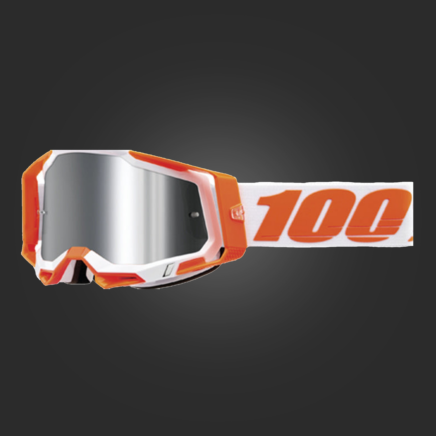 100% Racecraft 2 Goggle Orange - Mirror Silver