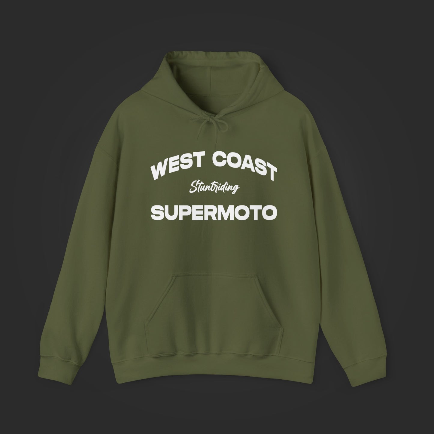 Sweat à capuche Supermoto "WEST COAST SUPERMOTO"