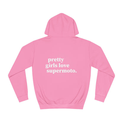 Supermoto Hoodie "PRETTY GIRLS LOVE SUPERMOTO"