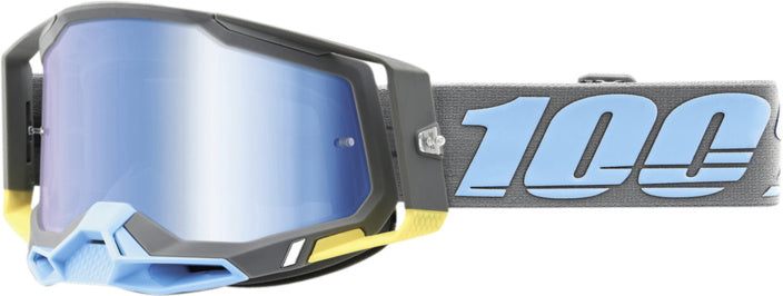 100% Racecraft 2 Goggle Trinidad - Mirror Blue