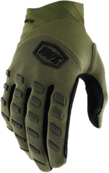 100% Handschuhe Airmatic dunkelgrün