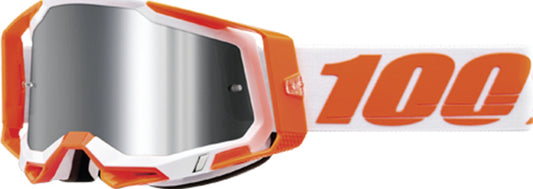 100% Racecraft 2 Goggle Orange - Mirror Silver