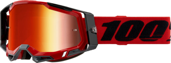 100% Racecraft 2 Goggle Red - Mirror Red