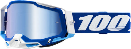 100% Racecraft 2 Goggle Blue - Mirror Blue