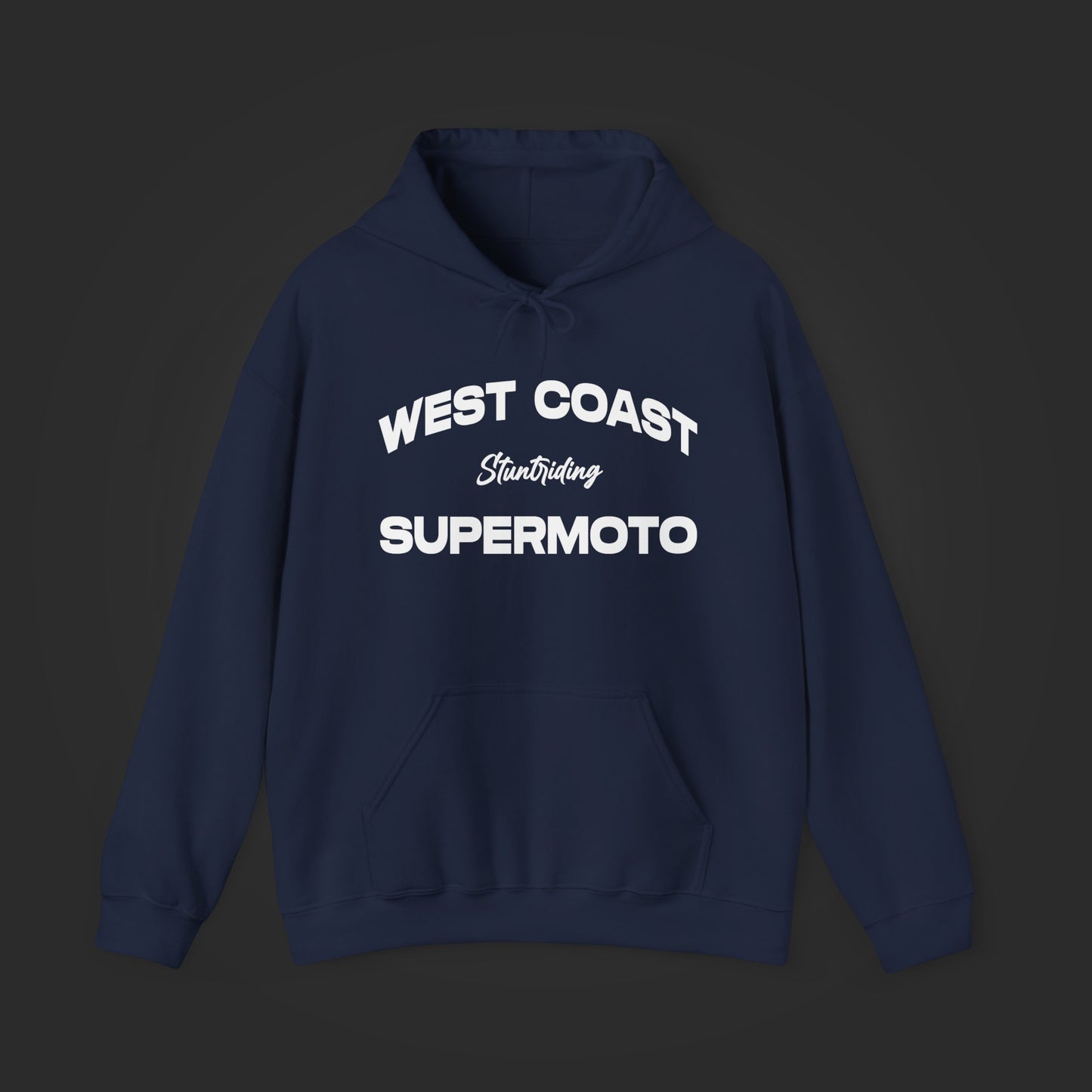 Sweat à capuche Supermoto "WEST COAST SUPERMOTO"