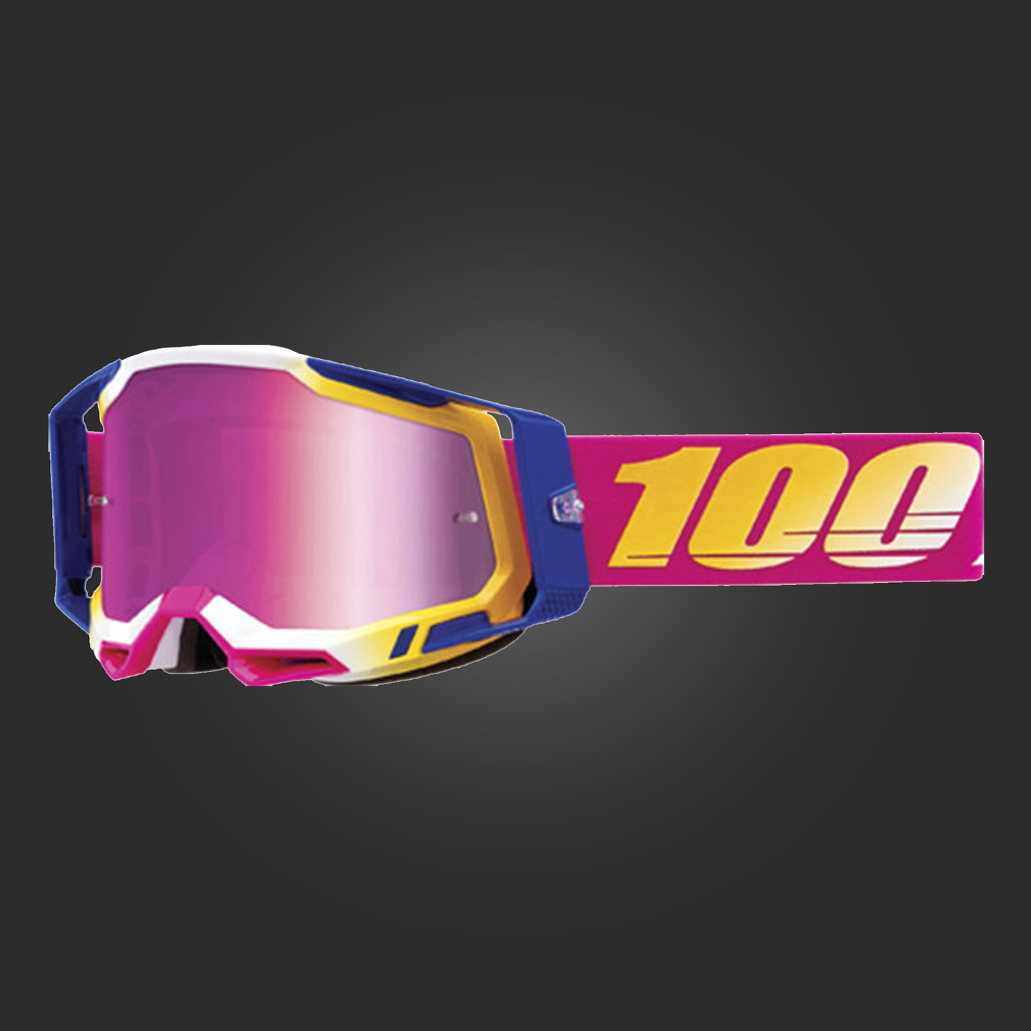 100% Racecraft 2 Goggle Mission - Mirror Pink