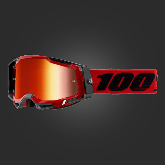 100% Racecraft 2 Goggle Red - Mirror Red